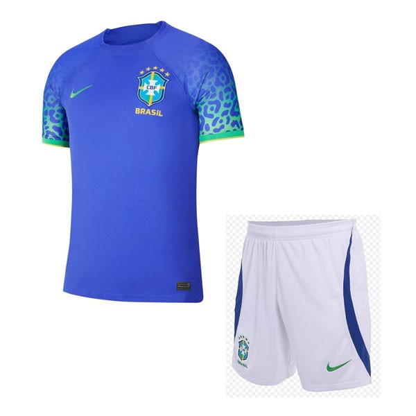 Camiseta Brasil Replica Segunda Ropa Niño 2022/23